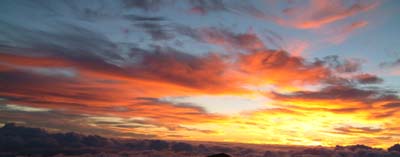 Sunrise on Haleakla is an awesome sight